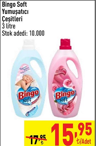 Bingo Soft Yumuşatıcı Çeşitleri 3 litre image