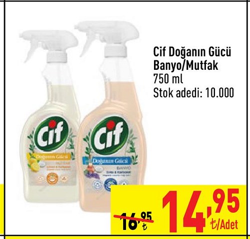 Cif Doğanın Gücü Banyo/Mutfak 750 ml image