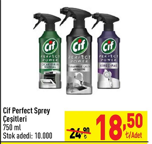 Cif Perfect Sprey Çeşitleri 750 ml image