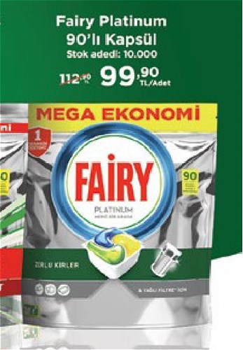 Fairy Platinum 90'lı Kapsül image