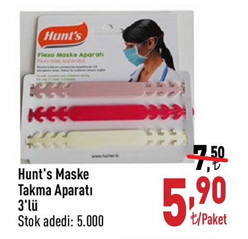 Hunt's Maske Takma Aparatı 3'lü image