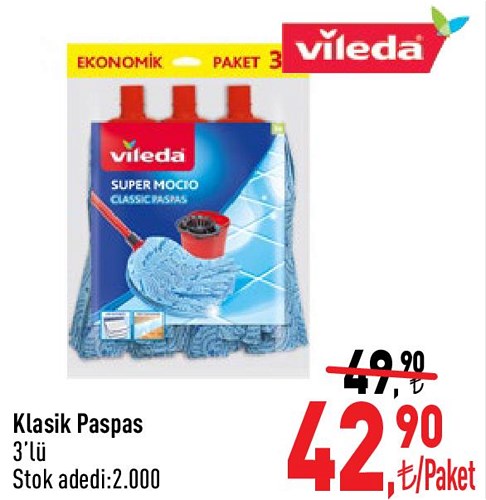 Vileda Klasik Paspas 3'lü image