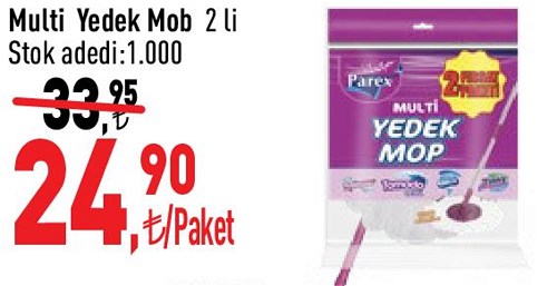 Parex Tornado Multi Yedek Mop 2'li image