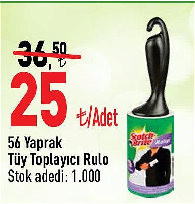 Scotch Brite 56 Yaprak Tüy Toplayıcı Rulo image