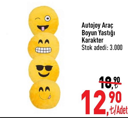 Autojoy Araç Boyun Yastığı Karakter image