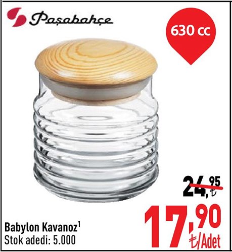 Paşabahçe Babylon Kavanoz 630 cc image