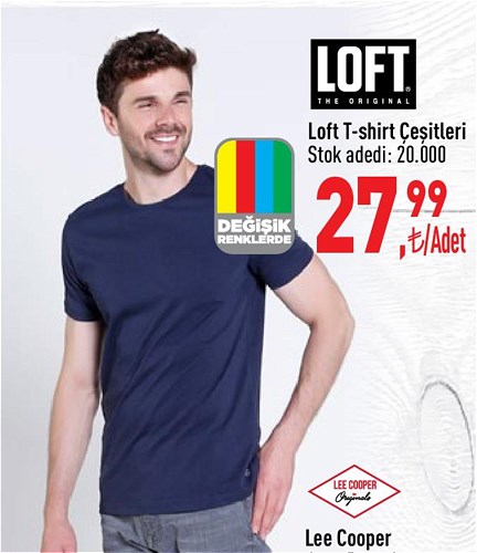 Loft T-shirt Çeşitleri/Adet image