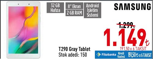 Samsung T290 32 GB Gray Tablet image