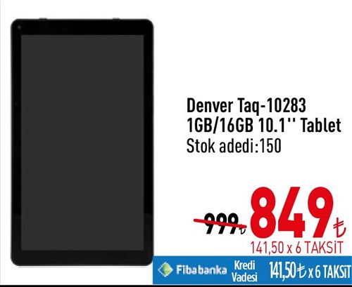 Denver Taq-10283 1 GB/16 GB 10.1" Tablet image