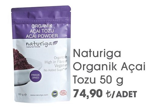 Naturiga Organik Açai Tozu 50 g image