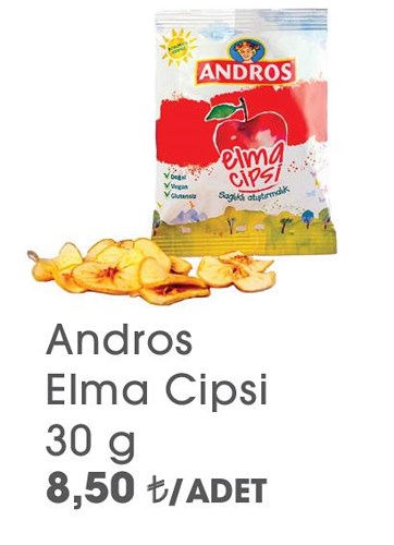 Andros Elma Cipsi 30 g image