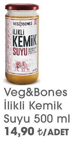 Veg&Bones İlikli Kemik Suyu 500 ml image