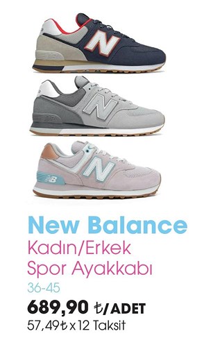 New Balance Kadın/Erkek Spor Ayakkabı image