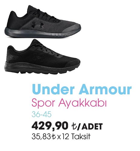 Under Armour Spor Ayakkabı 36-45 image