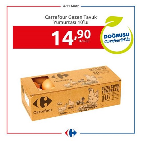 Carrefour Gezen Tavuk Yumurtası 10'lu image