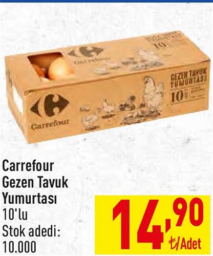 Carrefour Gezen Yumurta 10'lu image