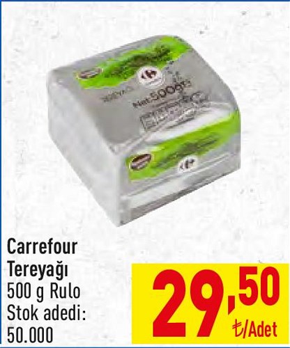 Carrefour Tereyağı 500 g Rulo image