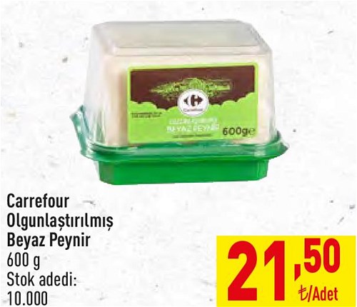 Carrefour Olgunlaştırılmış Beyaz Peynir 600 g image