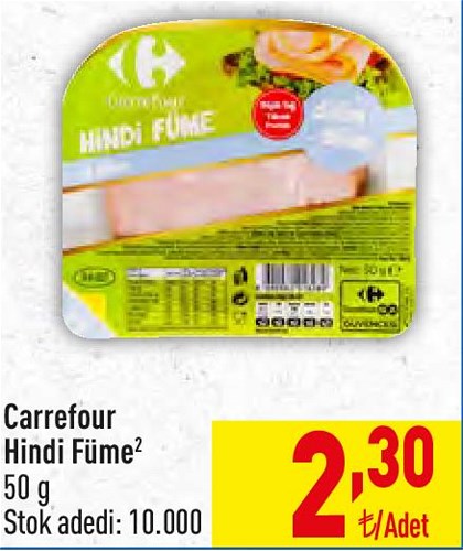 Carrefour Hindi Füme 50 g image