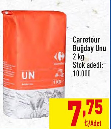 Carrefour Buğday Unu 2 kg image