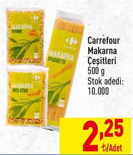 Carrefour Makarna Çeşitleri 500 g image