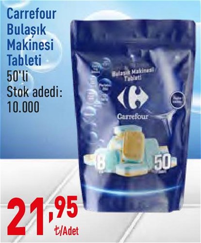 Carrefour Bulaşık Makinesi Tableti 50'li image