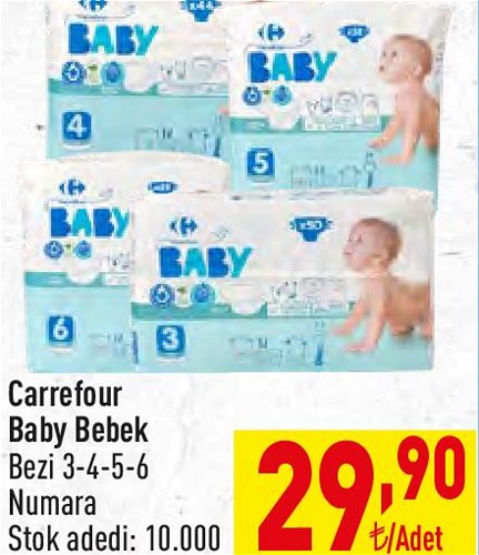 Carrefour Baby Bebek Bezi 3-4-5-6 Numara image