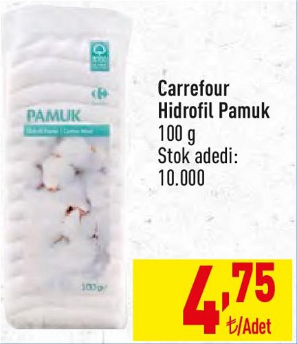 Carrefour Hidrofil Pamuk 100 g image