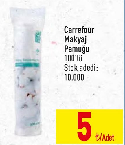 Carrefour Makyaj Pamuğu 100'lü image