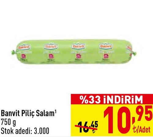 Banvit Piliç Salam 750 g image