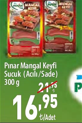 Pınar Mangal Keyfi Sucuk (Acılı/Sade) 300 g image