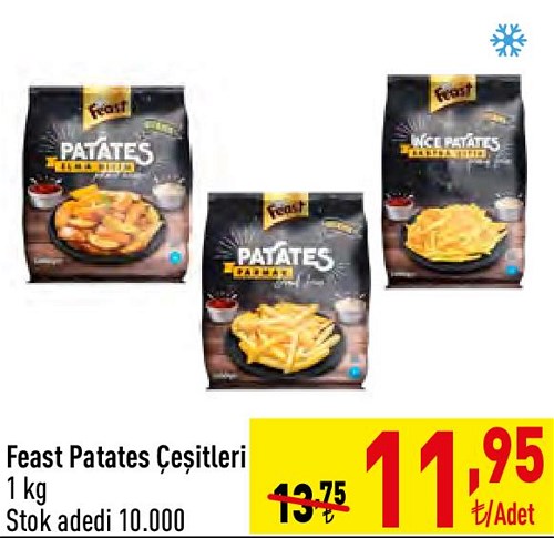 Feast Patates Çeşitleri 1 kg image