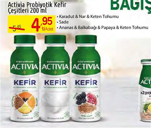 Activia Probiyotik Kefir Çeşitleri 200 ml image