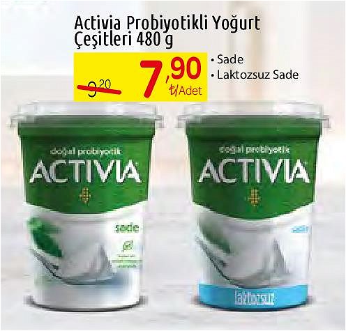 Activia Probiyotikli Yoğurt Çeşitleri 480 g image