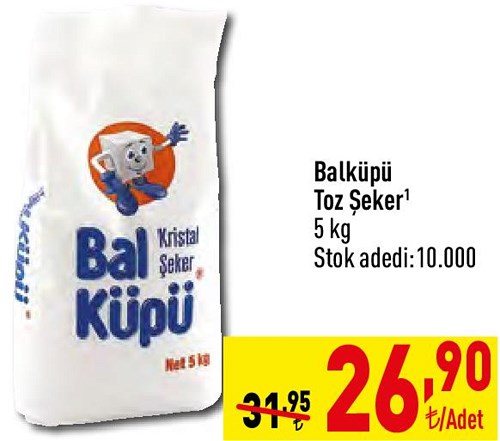 Balküpü Toz Şeker 5 kg image