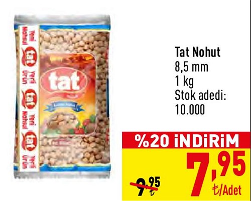 Tat Nohut 8,5 mm 1 kg image