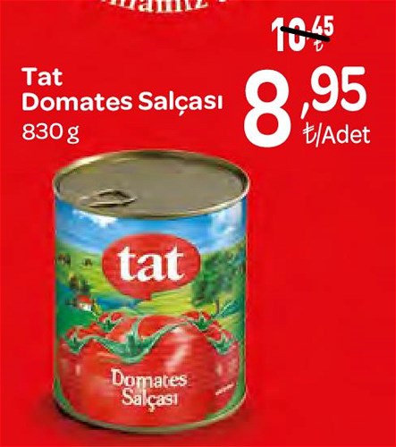 Tat Domates Salçası 830 g image