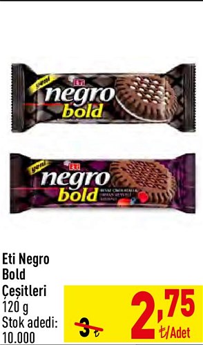 Eti Negro Bold Çeşitleri 120 g image