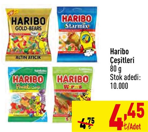 Haribo Çeşitleri 80 g image