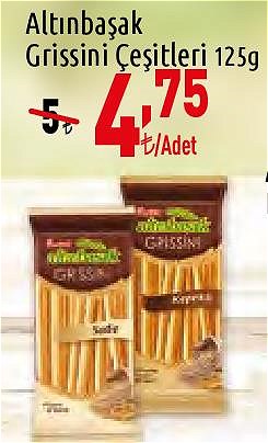 Altınbaşak Grissini Çeşitleri 125g image