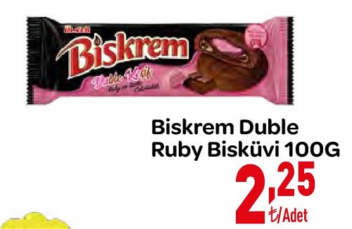 Ülker Biskrem Duble Ruby Bisküvi 100G image