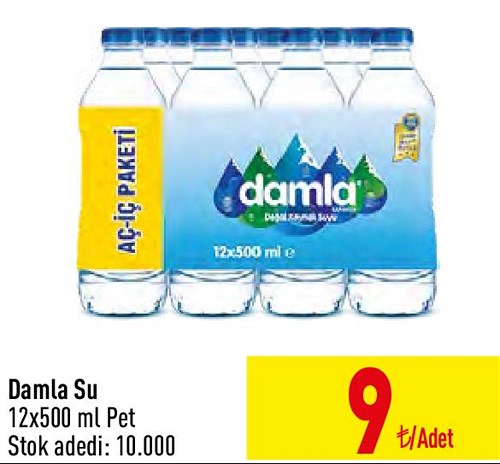 Damla Su 12x500 ml Pet image