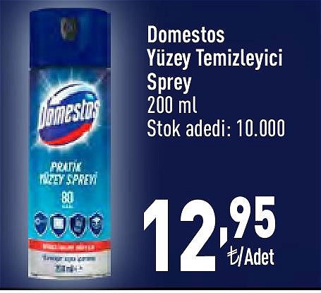 Domestos Yüzey Temizleyici Sprey 200 ml image