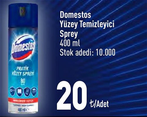 Domestos Yüzey Temizleyici Sprey 400 ml image