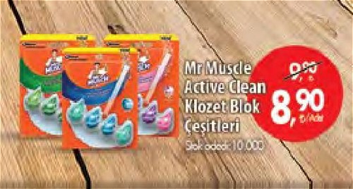 Mr Muscle Active Clean Klozet Blok Çeşitleri image