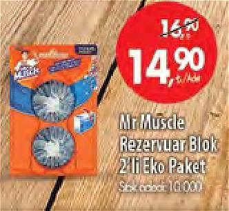 Mr Muscle Rezervuar Blok 2'li Eko Paket image