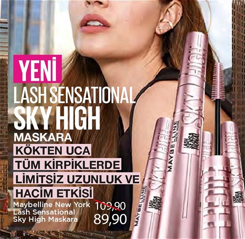 Maybelline New York Lash Sensational Sky High Maskara image