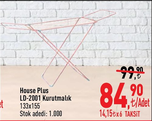 House Plus LD-2001 Kurutmalık image