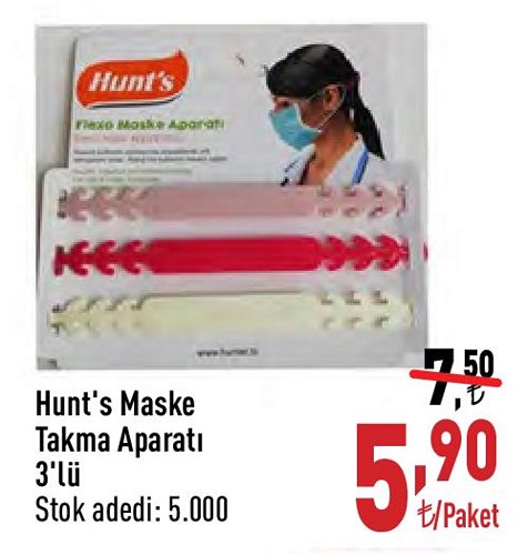 Hunt's Maske Takma Aparatı 3'lü image