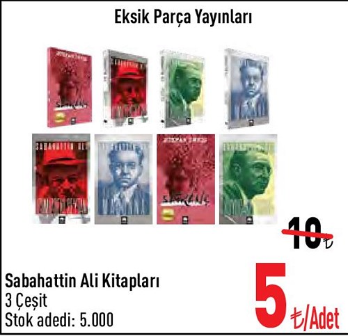 Eksik Parça Sabahattin Ali Kitapları/Adet image